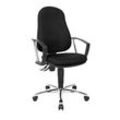 Topstar Bürostuhl Point 60 Plus, 8169A G20 Stoff schwarz, Gestell chrom