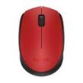 Logitech M171 Maus kabellos schwarz, rot