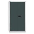 BISLEY Stahlschrank Universal E722A03525 lichtgrau, anthrazitgrau 91,4 x 40,0 x 180,6 cm, aufgebaut