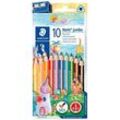 STAEDTLER Noris Club® jumbo Buntstifte farbsortiert, 10 St.