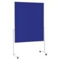 magnetoplan Moderationswand 120,0 x 150,0 cm marineblau