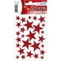 HERMA Aufkleber 15099 Sterne, rot, 10x 27 Etiketten