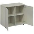 fm Aktenschrank home office, 4260672335398 lichtgrau 1 Fachboden 80,0 x 40,0 x 73,4 cm