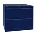 BISLEY DF3 Hängeregistraturschrank oxfordblau 2 Schubladen 80,0 x 62,2 x 71,1 cm