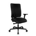 Topstar Bürostuhl Sitness Open X (P) Deluxe, OX600TW2 T20 Stoff schwarz, Gestell schwarz