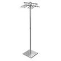 Kerkmann Kleiderständer G 12 E 30690681 silber Metall 2 Haken 51,0 x 168,0 cm