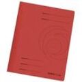 10 herlitz Schnellhefter Karton rot DIN A4