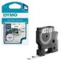 DYMO Schriftband D1 16957 S0718040, 12 mm schwarz auf weiß