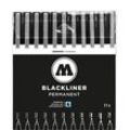 MOLOTOW BLACKLINER Complete Fineliner-Set schwarz, 11 St.