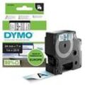 DYMO Schriftband D1 53710 S0720920, 24 mm schwarz auf transparent