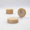 SIGEL Magnete braun, Holz Ø 3,3 x 0,9 cm, 4 St.