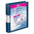 10 VELOFLEX VELODUR® Präsentationsringbücher 2-Ringe blau 4,0 cm DIN A4