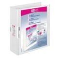 10 VELOFLEX VELODUR® Präsentationsringbücher 2-Ringe weiß 7,0 cm DIN A4