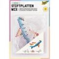 folia Bügelperlen Stiftplatten Fahrzeuge transparent 3 St.