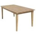 Garden Pleasure Gartentisch Visalia braun rechteckig 180,0 x 90,0 x 75,0 cm