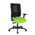 Topstar Bürostuhl Sitness Open X (N) Deluxe mit Schiebesitz, OX30WTW2 T350 Stoff grün, Gestell schwarz