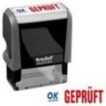 trodat Textstempel "Geprüft" printy 4912 office selbstfärbend blau, rot