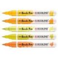 Talens ECOLINE® Brush-Pens gelb, 5 St.