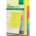 SIGEL TABS MARKER NOTES Haftnotizen farbsortiert 42 Blatt