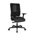 Topstar Bürostuhl Sitness Open X (N) Deluxe mit Schiebesitz, OX30WTW2 T220 Stoff anthrazit, Gestell schwarz