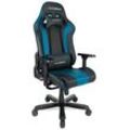 DXRacer Gaming Stuhl K-Serie, OH-KA99-NB Kunstleder blau, Gestell schwarz