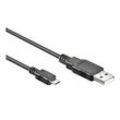 goobay USB 2.0 A/Micro USB 2.0 B Kabel 1,0 m schwarz, 1 St.