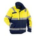 BLAKLÄDER® Herren Warnjacke Winter 4862 gelb, marine Größe L