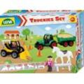 Lena® Spielzeug-Traktor Truckies Set Bauernhof, inkluisve Schaufellader und Spielfigur; Made in Europe, bunt|gelb|grün