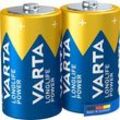 2 VARTA Batterien LONGLIFE Power Mono D 1,5 V