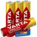 4 VARTA Batterien LONGLIFE Max Power Micro AAA 1,5 V