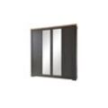 Kleiderschrank Jasmin II - grau - 210 cm - 220 cm - 64 cm - Sconto