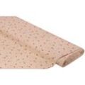 Baumwollstoff Pilze "Mona", blush-color