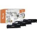 Peach HP 305 A 4 Toner (bk, c/m/y) ersetzt HP No. 305A, CE410A, CE411A, CE412A, CE413A für z.B. HP LaserJet Pro 300 color M 351 A (wiederaufbereitet)