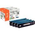 Peach HP 203 A 4 Toner (bk, c/m/y) ersetzt HP No. 203A, CF540A, CF541A, CF542A, CF543A für z.B. HP Color LaserJet Pro MFP M 281 fdw (wiederaufbereitet)