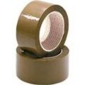 Packband Nopi® Classic 4042, Gesamtstärke 52 μ, L 66 m x B 55 mm, Rollen-∅ 76 mm, Polypropylen-Folie, braun, 6 Rollen