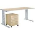 Schäfer Shop Select Büromöbelset 2-tlg. Moxxo IQ Schreibtisch B 1600 x T 800 mm, C-Fuß