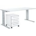 Schäfer Shop Select Büromöbelset 2-tlg. Moxxo IQ Schreibtisch B 1600 x T 800 mm, C-Fuß