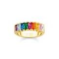 Ring bunte Steine gold