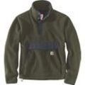 Carhartt Relaxed Fit, Fleece-Pullover Dunkelgrün XL male