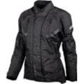 GMS-Moto Taylor, Textiljacke wasserdicht Damen Schwarz 5XL female