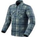 Revit Bison 2 H2O, Hemd/Textiljacke wasserdicht Dunkelblau/Hellblau L male