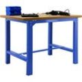 Simonrack Werkbank SIMONWORK BT6 PLYWOOD 1200 blau 120,0 x 75,0 x 86,5 cm