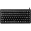 CHERRY Slim-Line USB/PS2 USB Tastatur Deutsch, QWERTZ Schwarz