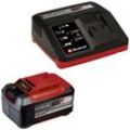 Einhell Power X-Change PXC-Starter-Kit 5,2Ah & 4A Fastcharger 4512114 Werkzeug-Akku und Ladegerät 18 V 5.2 Ah Li-Ion