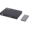 SpeaKa Professional SP-HDS-QMV100 4 Port HDMI Quad Multi-Viewer mit Fernbedienung Full HD 1080p @ 60 Hz