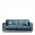 2,5-Sitzer-Sofa Kendall, Petrol