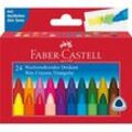 FABER-CASTELL Triangular Wachsmalstifte farbsortiert, 24 St.