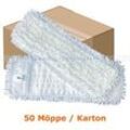 Wischmop MopKnight Hospital Angel white 50 cm weiß Karton 50 Stück, Desinfektionsmittel geeignet, lange Schlingen