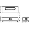 hansgrohe uBox Universal GK für Duschrinnen Ablaufgehäuse für flache Installation 01000180