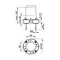 KEUCO Montagebaussatz für Bodenbefestigung Edition 11 für 51127 51127010070